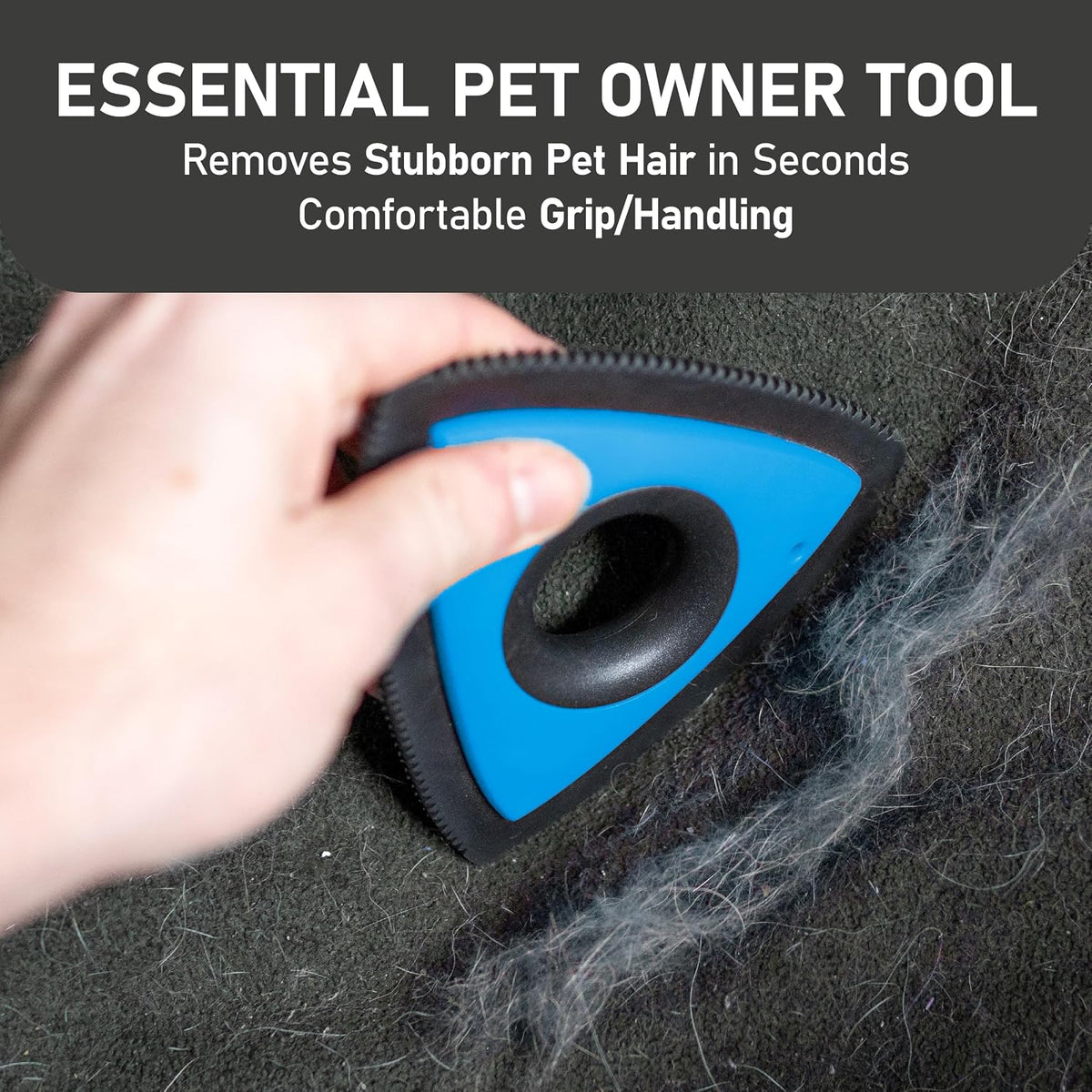 Pet Hair Removal Tool, Dog Hair Remover, for Car Carpet, Furniture, Easy Use Car Detailing Fur Remover Tool, Pet Hair Remover for Pet Fur